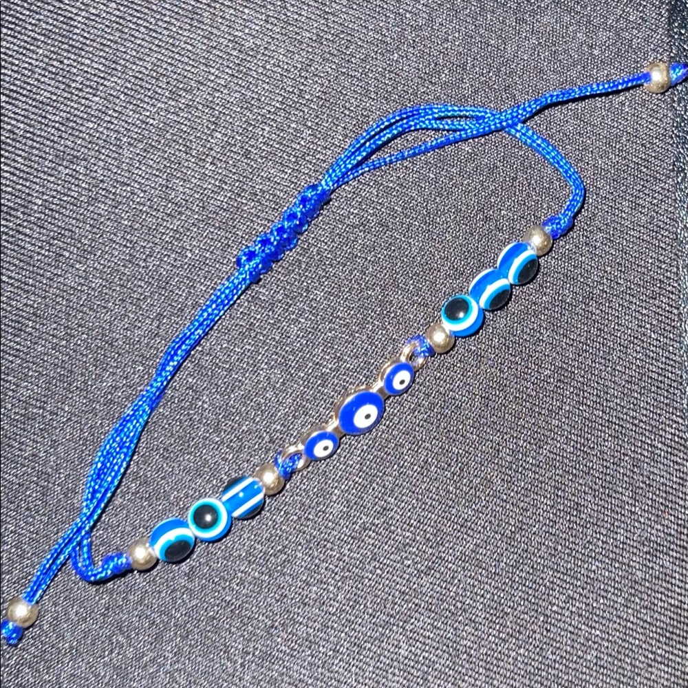 Evil Eye bracelet adjustable